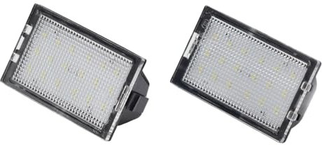 Fouedy LED Number Plate Lights Rear License Plate Lamp For Land Rover Discovery 3 2005-2009 Freelander 2 LR2 Rang Rover Sport L320