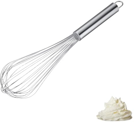 Westmark Schneebesen Pro – Flexibler Rührbesen aus Edelstahl – Praktischer Quirl für Eier, Teig & Co – Aufschlagen, Rühren & Vermengen – Silber, 38 cm