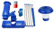Wouueso Kit de Herramientas de Limpieza de Aspiradora para Piscina, Cepillo para Fuente de Estanque, Cepillo PortáTil para Aspiradora de NatacióN-EE. UU.
