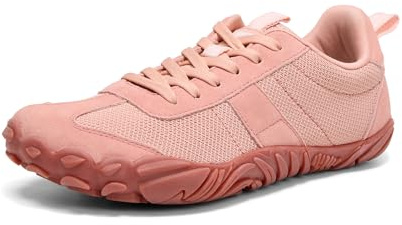 UBFEN Chaussures Minimalistes Homme Femme Barefoot Randonnée Trail Running Fitness Course Légères Confortables Rose 40 EU