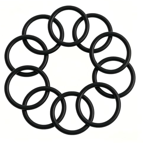 10 NBR O-Ringe 55 x 5 mm, Dichtungsset für Pumpen und Filter | 10 NBR O-Ringe mit 55 mm Außendurchmesser, 45 mm Innendurchmesser und 5 mm Stärke für passende Dichtungsaufgaben.