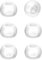 JVC EP-FX2S-B Medium Silicone Replacement Earpieces (3 Pairs) for JVC Earbuds - M size - (White)
