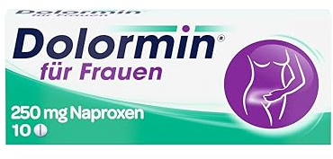 Dolormin für Frauen bei Menstruationsbeschwerden mit Naproxen, 10 St.