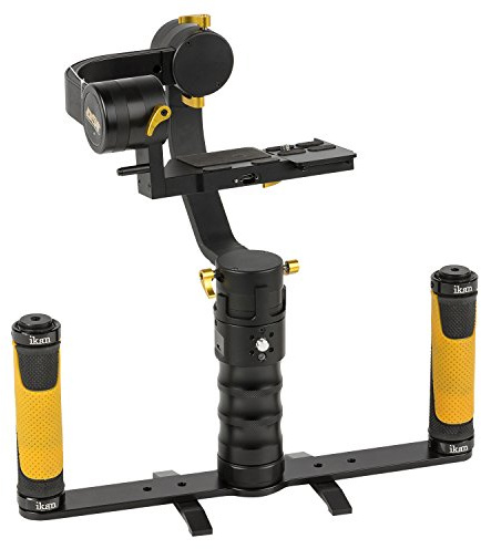 Ikan DS1 Kit DGH DS1 Beholder Gimbal et Dual Grip Handle Kit pour Appareil Photo Reflex numérique et Mirrorless Appareil Photo Noir