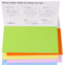 Stattys Notes selbstklebende Haftnotizen Moderationskarten, 5 Blöcke je 20 x 10 cm, Farbmischung