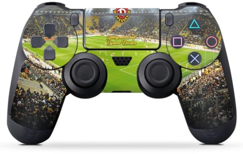 DeinDesign Skin kompatibel mit Sony PlayStation 4 Pro Controller Folie Sticker SGD SG Dynamo Dresden Offizielles Lizenzprodukt