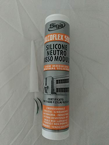 SILICONE NEUTRO SILCOFLEX 590 VERDE MUSCHIATO ML 300