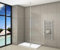 Paroi de douche 60x200cm en 8mm verre anticalcaire et livré une barre de fixé à plafond