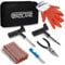 ﻿﻿﻿GADLANE Kit Riparazione Pneumatici Auto - 26pc Kit Foratura Moto Tubeless - Emergenza per Ripara Gomme Auto, Moto, ATV, Jeep, Trattore - Kit Riparazione Gomme con 20 Riparazione Spine 26PCS