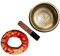 3-teiliges Klangschalen-set 8 Cm Durchmesser Meditationsschale Mit Schlüssel Meditation Und Yoga