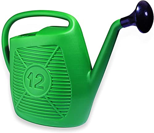 La zappa Annaffiatoio a cipolla in plastica verde per irrigazione giardino (Capacità 12 Litri)