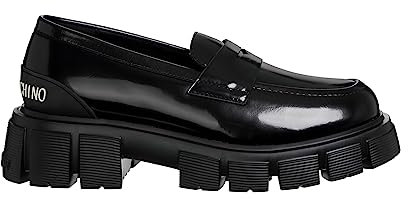 Love Moschino Pre-Collezione Autunno Inverno 2023 Mocassini in Vitello Spazzolato Donna Winter Tassels