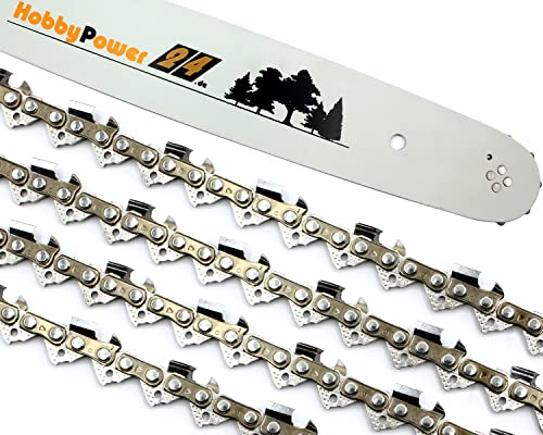 4x Sägekette + Schwert Halbmeißel 40cm 3/8 60 TG 1,6mm für Stihl 066, 261, MS 260