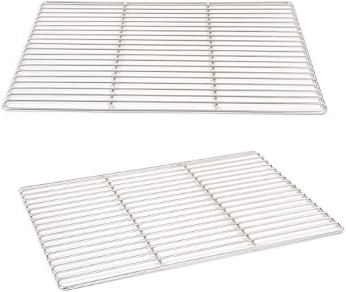 Grillrost 50 x 33 cm aus Edelstahl rostfrei und elektropoliert