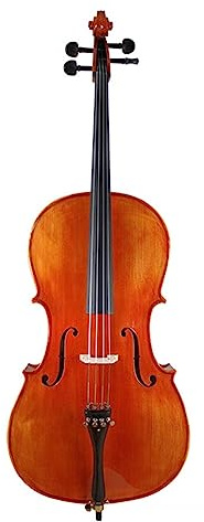 Professionelles Cello, Fichte, Ahorn, Massivholz, handgefertigtes Cello, für Studenten, Anfänger, professionelles Konzert, Cello-Set in voller Größe (Größe: 3/4)