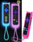 3Pcs ONEBOM Roku Remote Cover with Cat Ears Design, Silicone Skin Case Fit with Hisense/TCL Roku TV, Steaming Stick/Express, Universal Replacement Controller, Glow in The Dark,Green/Purple/Rosered
