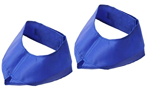 Beaupretty 2pcs Cat Muzzle for Barking Biting Dogs Breathable Dog Blindfold Grooming Cover Anti Car Sickness