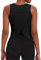 Weardear Damen Sporttop Yoga Tank Top Open Back Gym Shirt Fitness Tanktop Running Training Yoga Tops für Damen Schwarz M