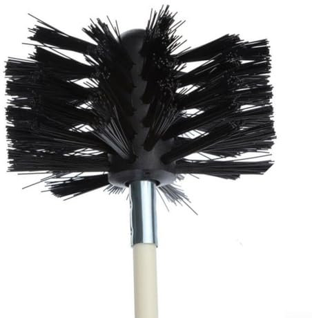 Chimney Brush Head, Lint Remover Bristle Head, Vent Cleaning Brush Chimney, Dry Duct Sweep Tool(150mm)