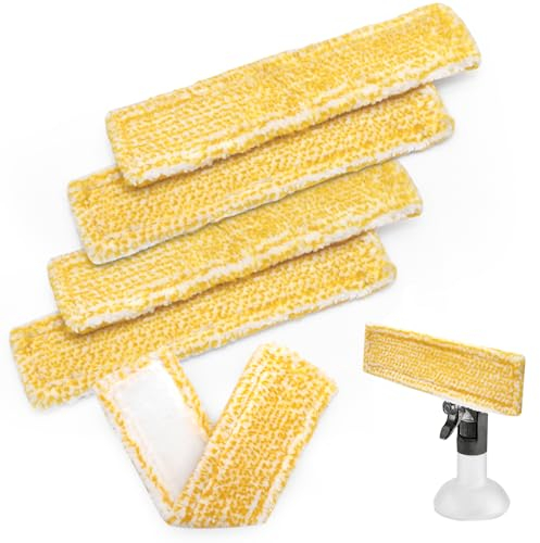 Lot de 5 Chiffons Nettoyage en Microfibre pour Karcher, Nettoyeur Vitre Bonnettes, Microfibre Bonnettes Adaptés Lave Vitre pour Karcher WV2 WV5 WV6 Plus Nettoyeur Vitre