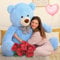 MorisMos 150cm Valentinstag Liebe Geschenke, 1.5m riesen Teddy XXXL, weich groß teddybär XXL, Kuscheltier XXL teddys Mädchen Freundin Frauen Mutter Kinder Partnerin Ehefrau