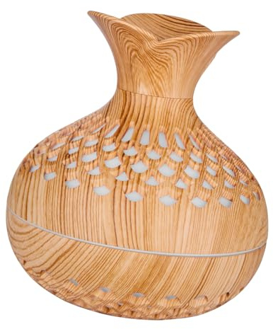 Luftbefeuchter mit Kühlem Nebel, 300 Ml, Aromatherapie-Luftbefeuchter, 2 Nebelmodi, Luftbefeuchter mit 7 Farblicht, Leise Luftbefeuchter, Aromadiffusor, Luftreiniger mit (Helle