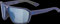 ALPINA Swift - Stylische Sonnenbrille für Erwachsene, miracle-blue matt