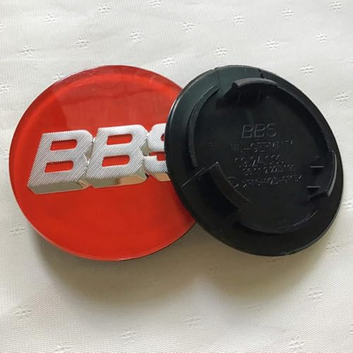 VODHXA 4 Stück Nabendeckel für BBS 09.24.030 70mm, Wasserdicht Staubdicht Radnabendeckel, Nabenkappen Auto Felgendeckel, Felgenkappen Center Caps, Auto Zubehör,D