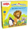 HABA Game Meets Puzzle – Wo Leben Löwe & Co.? – Würfelspiel & Puzzle in einem – 4 Puzzles mit 4 großen Tier-Holzfiguren – ab 3 Jahren – 2011724001