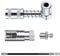 90 Degree Grease Coupler Adapter with Sleeves, Tips with 11.82 Hose Swivel Snap Right Fitting Tool for Farm Truck Auto Industrial