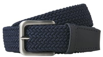 JACK & JONES Herren Jacspring Woven Belt Noos, Navy Blazer, Numeric_90