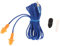 perfk Ear Plug Headphones Work Earbuds Hearing Protection with Clear Sound Earplugs 3.5mm Earphones for Sports Studying Concert, blue 120cm