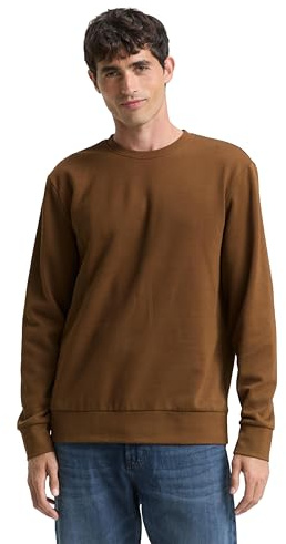 Tom Tailor Herren 1047826 Basic Sweatshirt in Unifarben