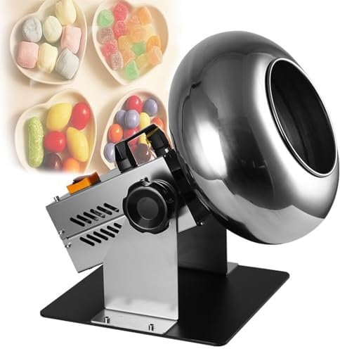 Snack-Coating-Aufsatz,Candy Coater Maschine,200 W,13,5 Kg,Aus Edelstahl 304,Kann Zum Polieren,überziehen,Wachsen Für Bonbons,Pillen,Snacks