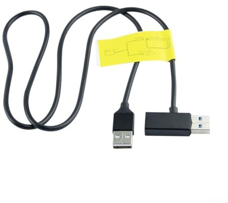 EasyByMall USB Power Data Adapter, USB Splitter Y-cable For Android Auto For Carplay Adapter Wear-resistant No Deformation