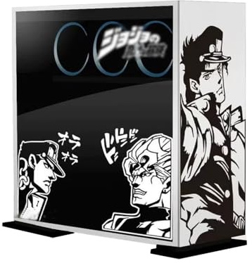 Xinnice Anime Aufkleber Dio Brando/Jotaro PC Gehäuse Aufkleber Cartoon leicht entfernbar wasserdicht Computer Dekoration