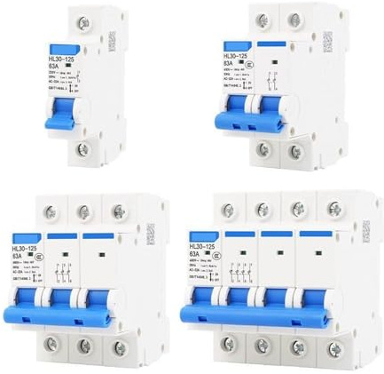 Disjoncteur sectionneur HL30-125 Petit DZ47 63 100A Interrupteur pneumatique 1P 2P 3P 4P 32A 63A 80A 100A HL30(3P,80A)