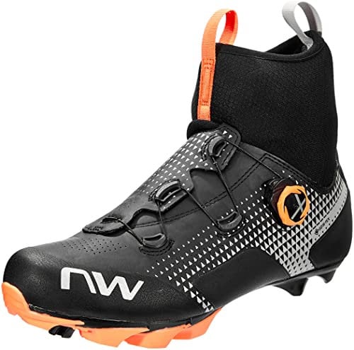 Northwave Celsius XC GTX Winter MTB Fahrrad Schuhe schwarz/orange 2022: Größe: 45.5