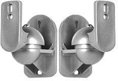 2 Lautsprecher Wandhalter Silber Modell HALTERUNGSPROFI LS1S