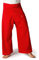 PANASIAM Fisherman Pants Unicolor, red, L
