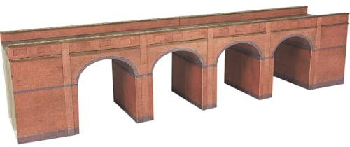 Metcalfe PN140 Red Brick Viaduct Card Kit