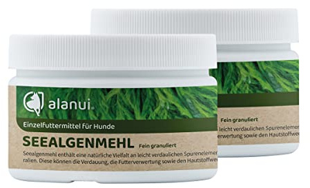 alanui Seealgenmehl für Hunde, 2 x 100 g Dose