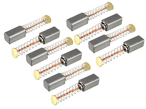 sourcing map Escobillas de Carbón para Eléctrico Motor, 10 Piezas 10mm x 5mm x 5mm, para Eléctrica Herramienta, Repuesto Reparación Pieza