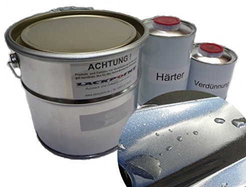 Lackpoint Lot de 2 Vernis de Voiture 2K Noir foncé 2 métallisé