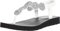 Skechers Damen Meditation Stars & Sparkle Zehentrenner, White Duraleather/Clear Rhinestone Trim, 39 EU
