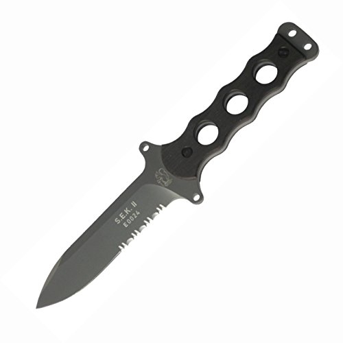 Eickhorn 825141W - Outdoormesser | SEK-II Wood Welle | Klingenlänge: 10 cm| Spear Point |Arbeitsmesser - Werkzeug - Survival - Solingen - Germany | Feststehende Klinge - Robust - rostfrei - scharf