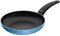 Silit Belluna Bratpfanne 24 cm Induktion, Aluminium beschichtet, Kunststoffgriff, für schonendes Braten, blau