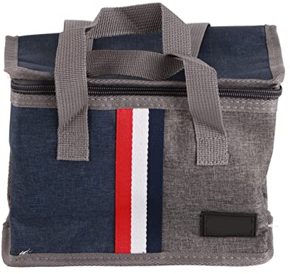 Fydun Kühltaschen Eistasche Picknicktasche Tragbare Thermotasche Picknicktasche Isolierte Faltbare Wärmekühler Mittagessen Aufbewahrungstasche Fall Picknick für Lebensmitteltransport (Grau)