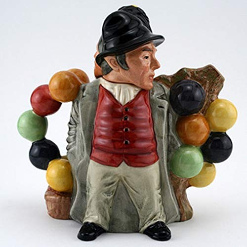 Royal Doulton Figurine BALLOON MAN and WOMAN TEA POT D7171 Made and Handpainted UK * 2002 1 Year Issue Only