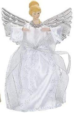 Toyland® 21cm (8) Tree Top Angel - Christmas Tree Decorations (Silber)